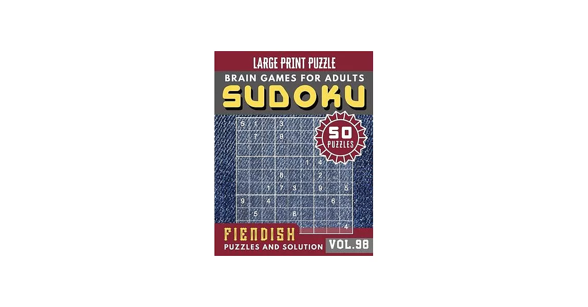 Sudoku for adults: Fiendish Sudoku - Hard Sudoku book for Expert - Large Print Sudoku Maths Book for Adults & Seniors | 拾書所