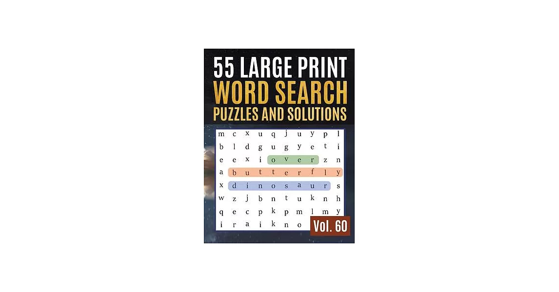 55 Large Print Word Search Puzzles and Solutions: Activity Book for Adults and kids - Word Search Puzzle: Wordsearch puzzle books for adults entertain | 拾書所