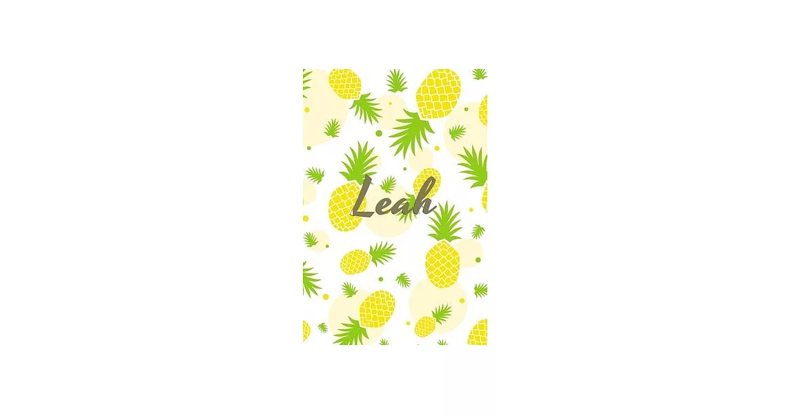 Leah: Personalized Pineapple fruit themed Dotted Grid Notebook Bullet Grid Journal teacher gift teacher Appreciation Day Gif | 拾書所