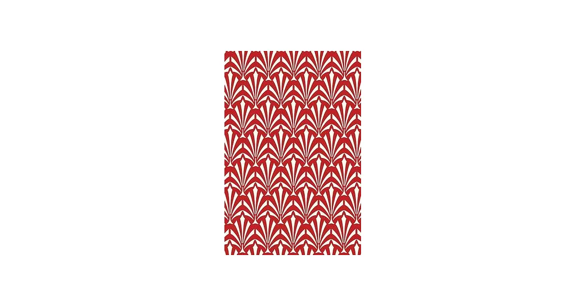 2020 Daily Planner Art Deco Pattern Design White Red 388 Pages: 2020 Planners Calendars Organizers Datebooks Appointment Books Agendas | 拾書所