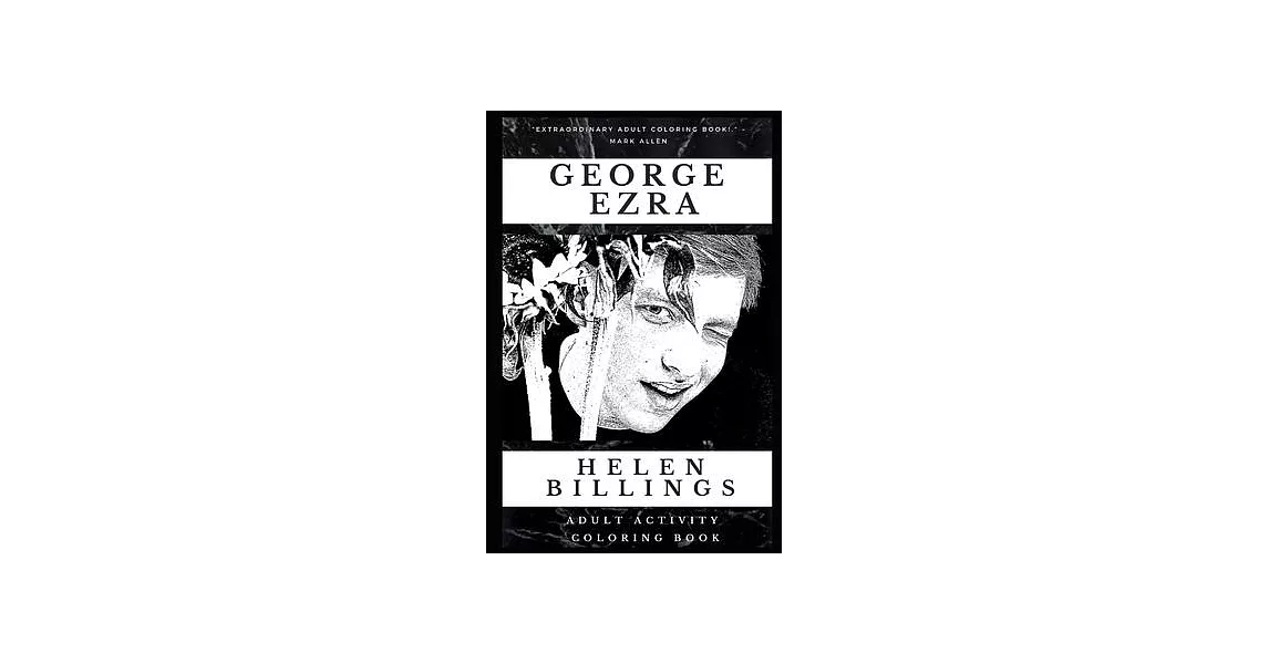 George Ezra Adult Activity Coloring Book | 拾書所