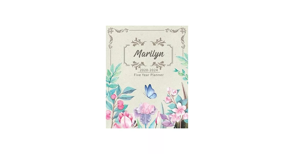 MARILYN 2020-2024 Five Year Planner: Monthly Planner 5 Years January - December 2020-2024 - Monthly View - Calendar Views - Habit Tracker - Sunday Sta | 拾書所