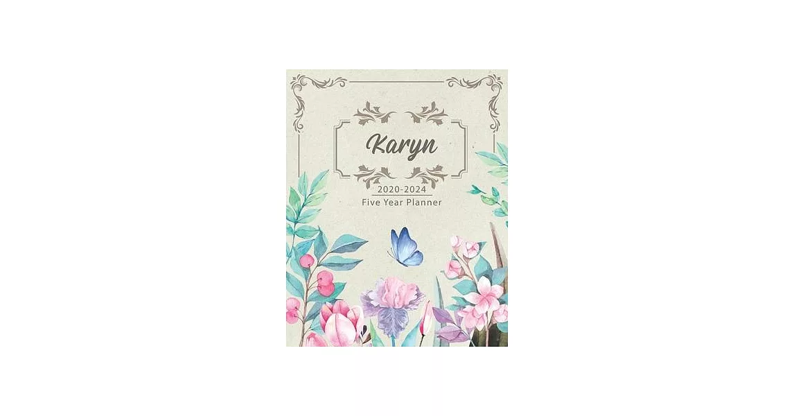 KARYN 2020-2024 Five Year Planner: Monthly Planner 5 Years January - December 2020-2024 - Monthly View - Calendar Views - Habit Tracker - Sunday Start | 拾書所