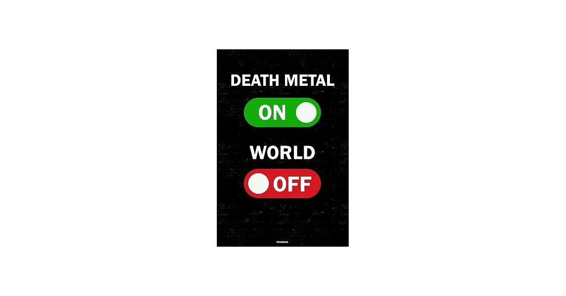 Death Metal On World Off Notebook: Death Metal Unlock Music Journal 6 x 9 inch 120 lined pages gift | 拾書所