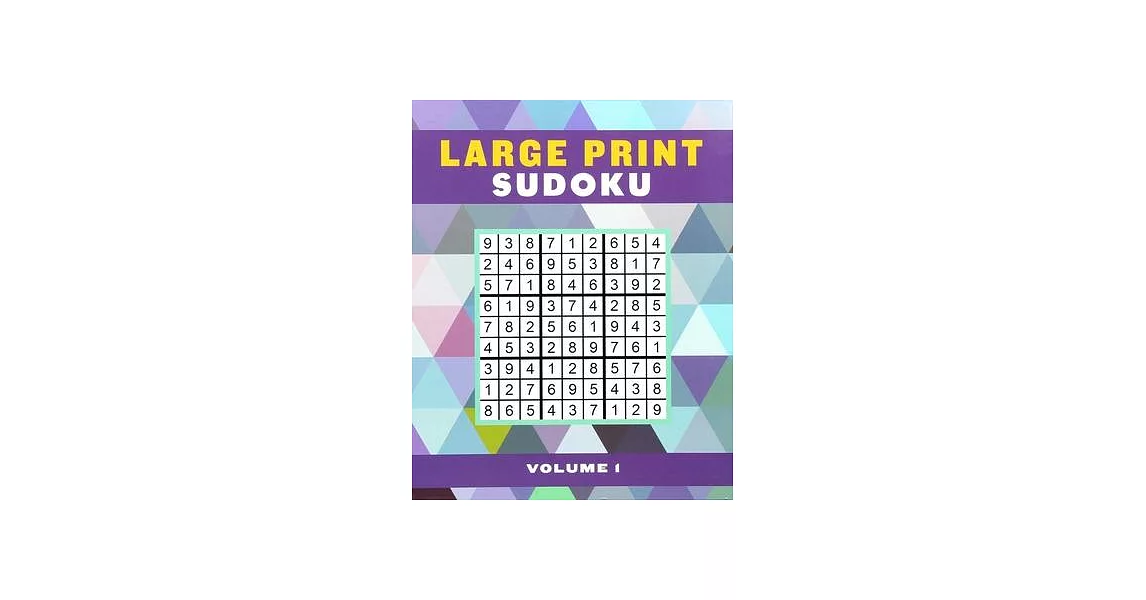 Large Print Sudoku Vol. 1 | 拾書所
