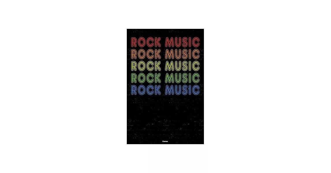 Rock Music Planner: Rock Music Retro Music Calendar 2020 - 6 x 9 inch 120 pages gift | 拾書所