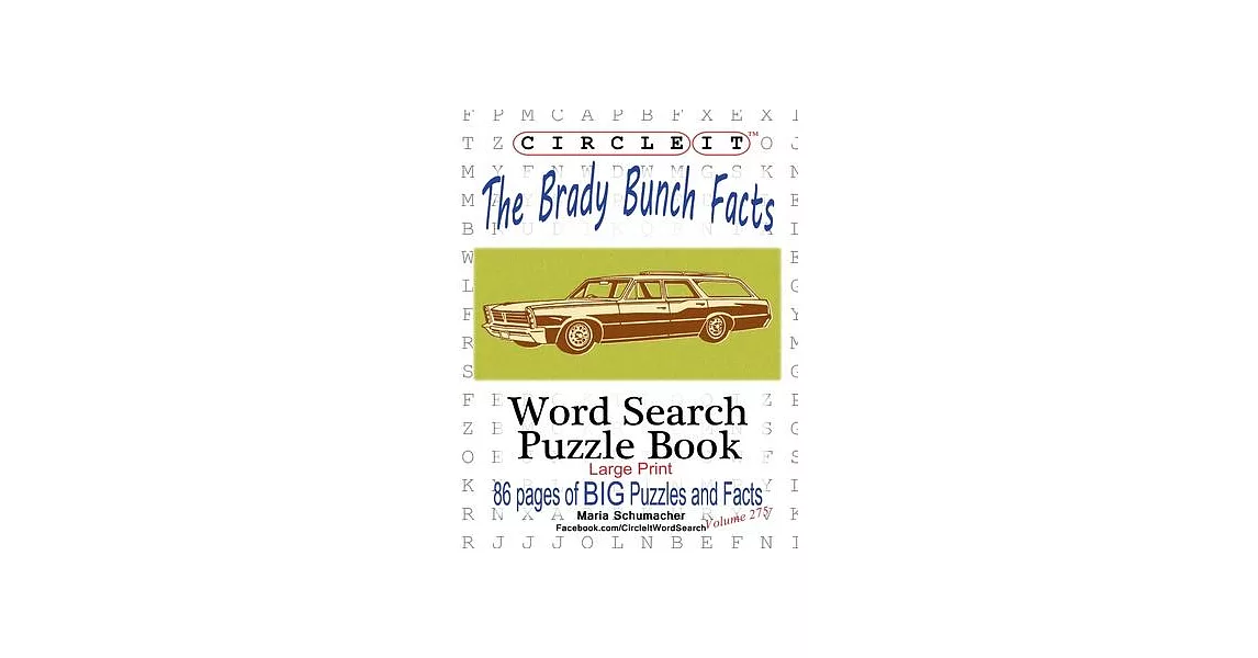 Circle It, The Brady Bunch Facts, Word Search, Puzzle Book | 拾書所