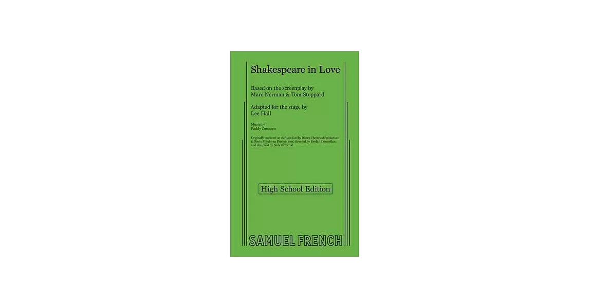 Shakespeare in Love (High School Edition) | 拾書所