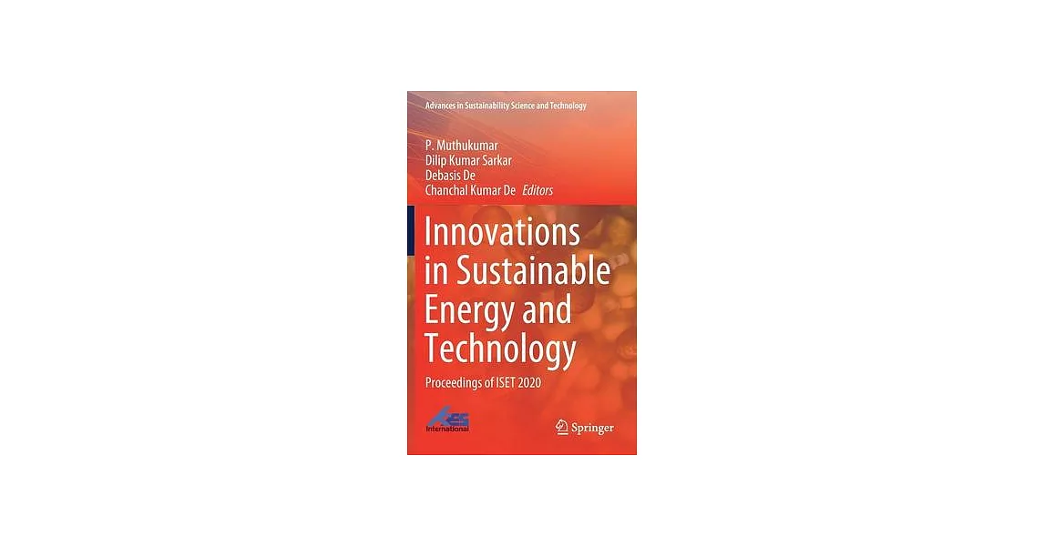 Innovations in Sustainable Energy and Technology: Proceedings of Iset 2020 | 拾書所