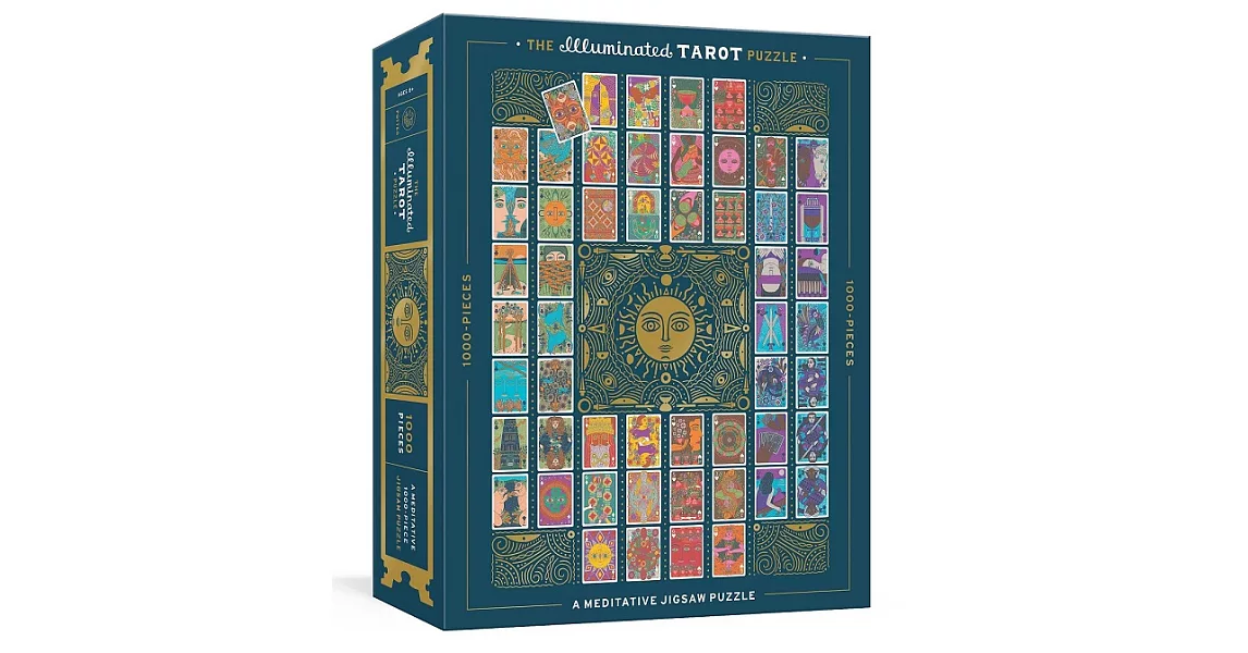 The Illuminated Tarot Puzzle: A Meditative 1000-Piece Jigsaw Puzzle | 拾書所