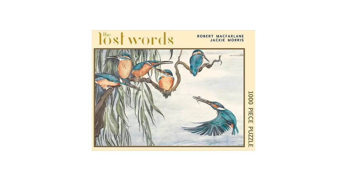 The Lost Words 1000 Piece Jigsaw: The Kingfisher | 拾書所