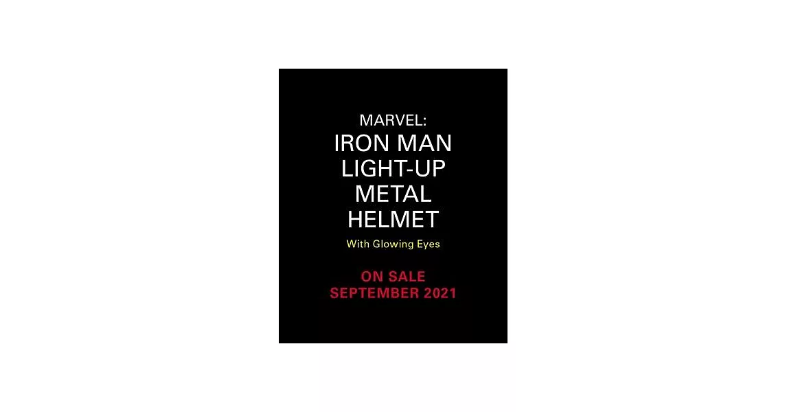 Marvel: Iron Man Light-Up Metal Helmet: With Glowing Eyes | 拾書所
