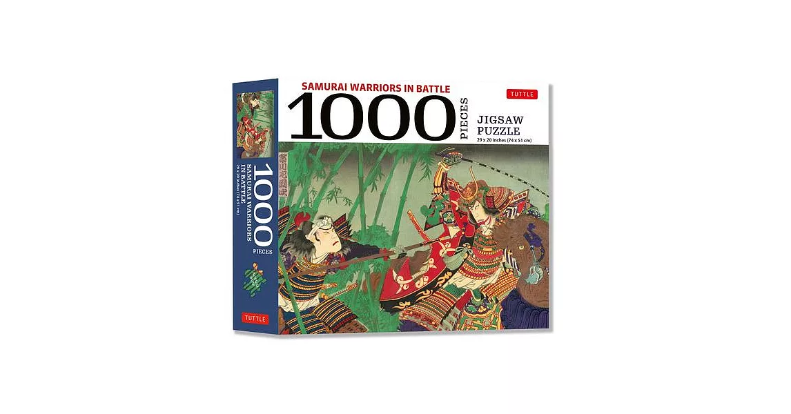 Samurai Warriors in Battle- 1000 Piece Jigsaw Puzzle: Finished Size 29 X 20 (74 X 51 CM) | 拾書所