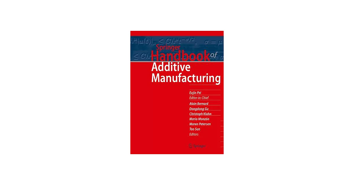 Springer Handbook of Additive Manufacturing | 拾書所