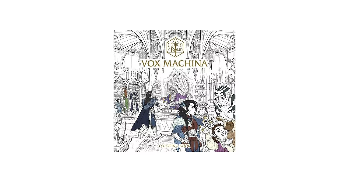 Critical Role: Vox Machina Coloring Book | 拾書所