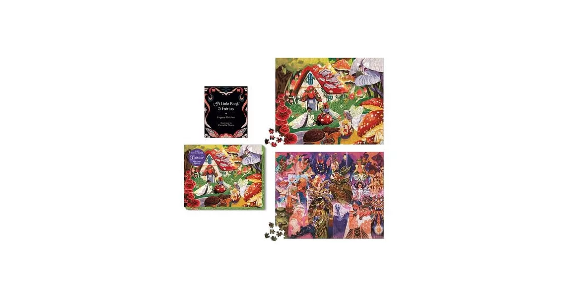 Fairies 2-In-1 Double-Sided 500-Piece Puzzle | 拾書所