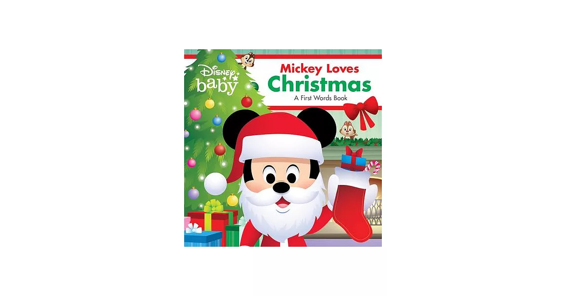 Disney Baby: Mickey Loves Christmas: A First Words Book | 拾書所