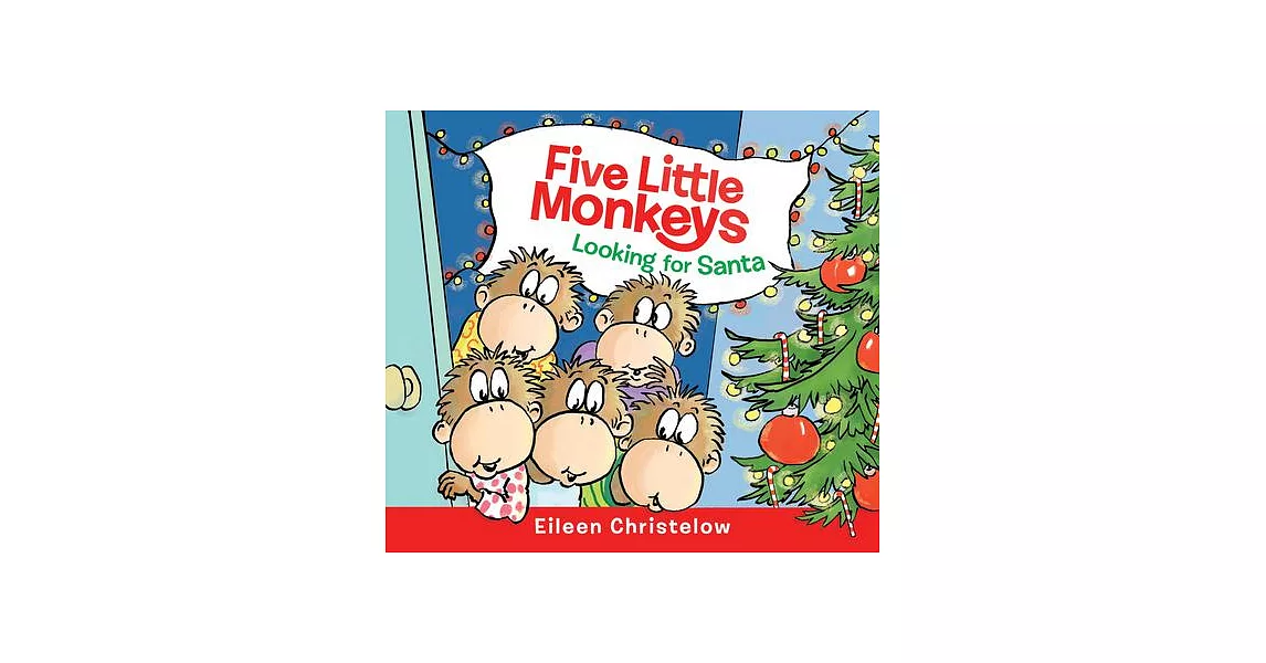 Five Little Monkeys Looking for Santa Board Book | 拾書所