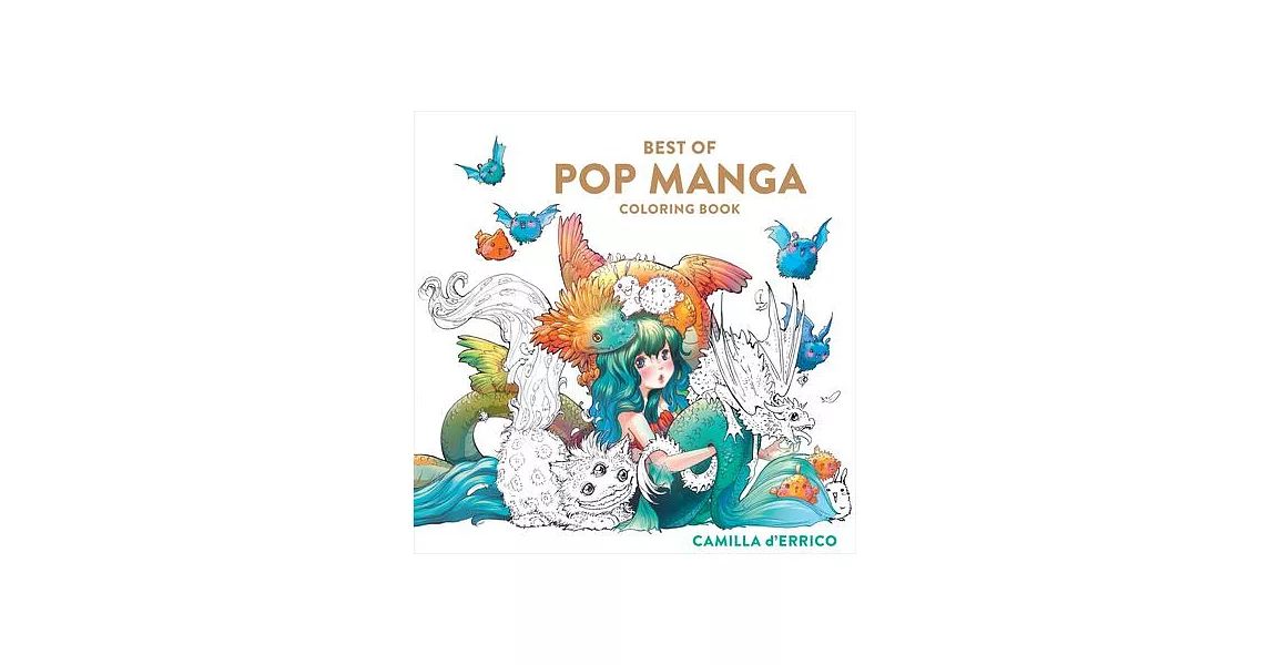 Best of Pop Manga Coloring Book | 拾書所