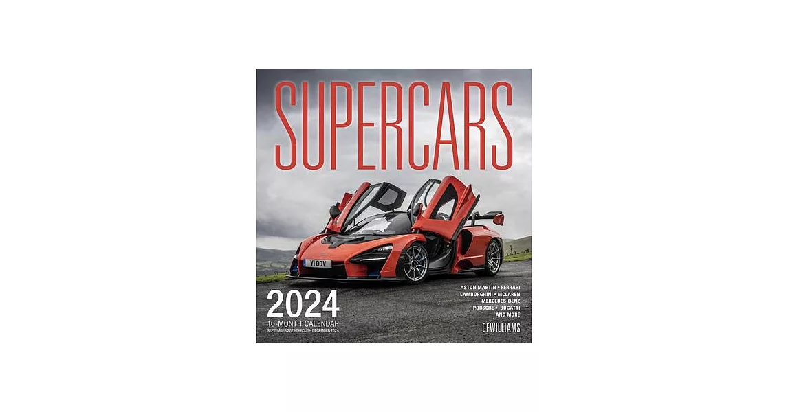 Supercars 2024: 16-Month Calendar - September 2023 Through December 2024 | 拾書所