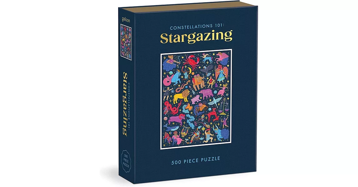 Constellations 101: Stargazing 500 Piece Book Puzzle | 拾書所