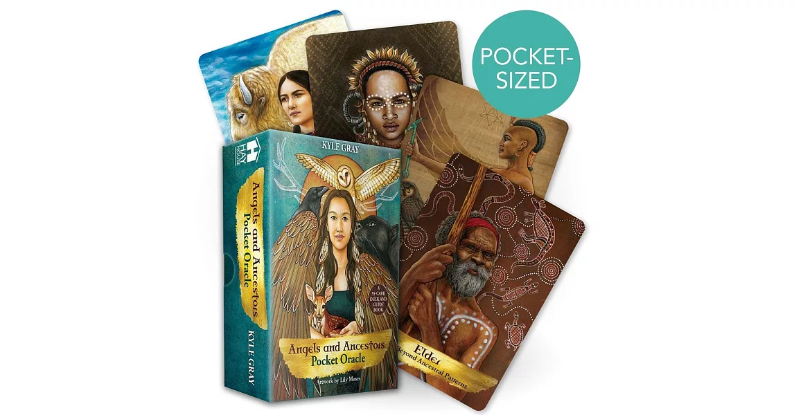 Angels and Ancestors Pocket Oracle Cards: A 55-Card Deck and Guidebook | 拾書所