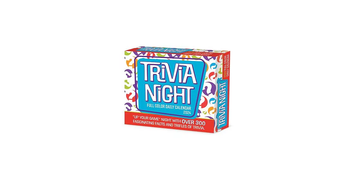 Trivia Night 2024 6.2 X 5.4 Box Calendar | 拾書所