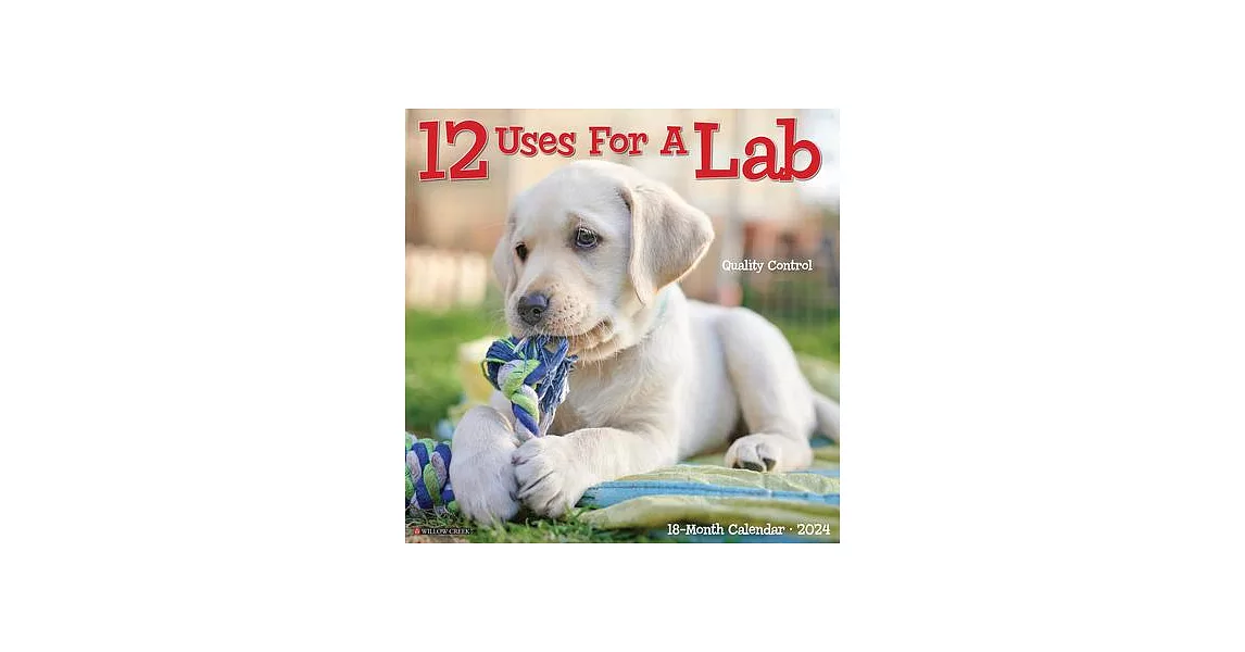 12 Uses for a Lab 2024 12 X 12 Wall Calendar | 拾書所