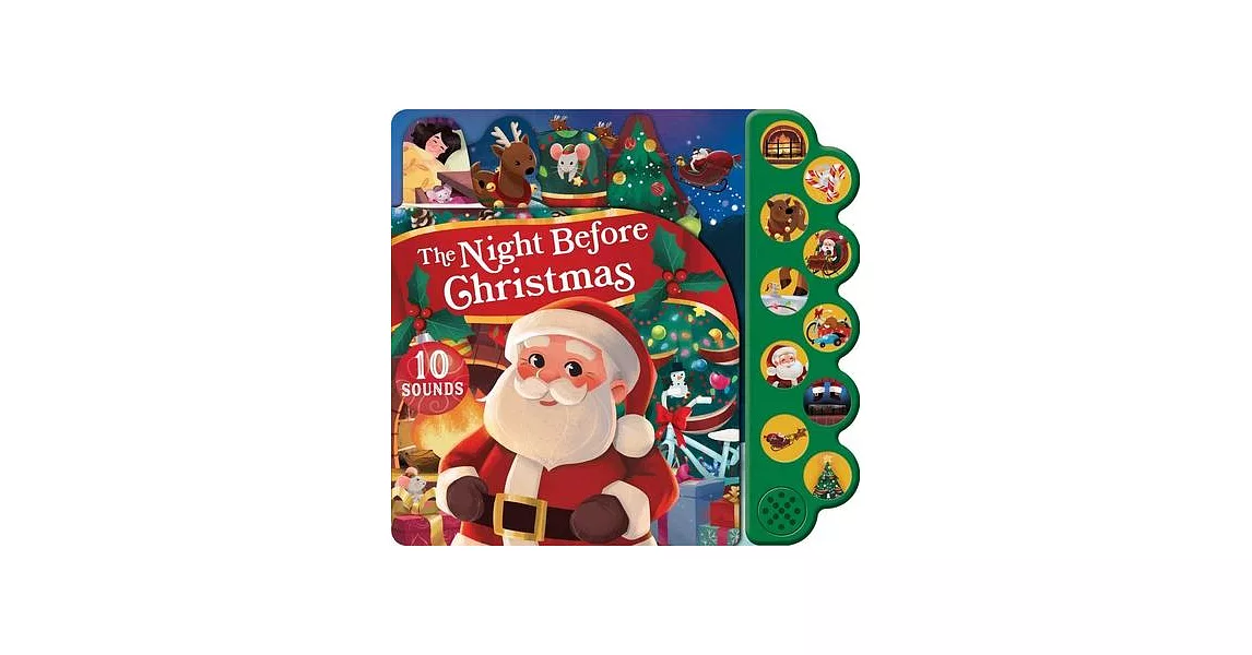 The Night Before Christmas 10-Button Sound Book | 拾書所