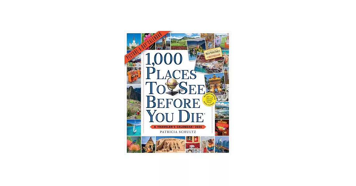 1,000 Places to See Before You Die Picture-A-Day Wall Calendar 2024 | 拾書所
