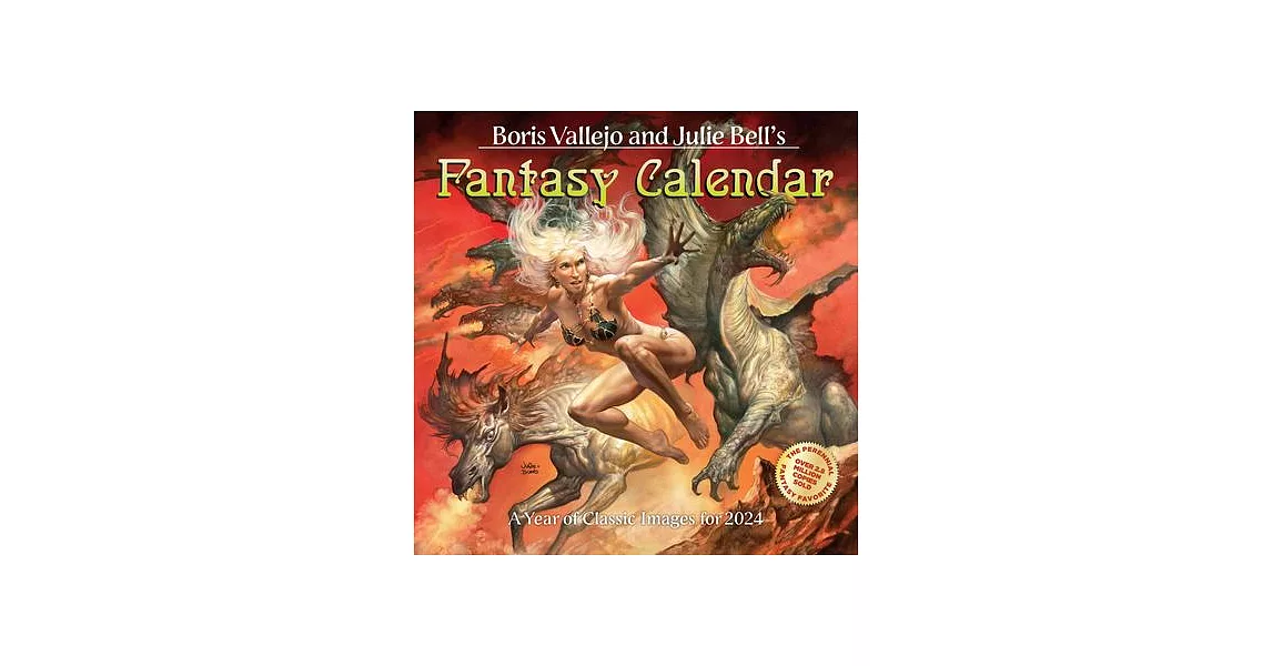 Boris Vallejo & Julie Bell’s Fantasy Wall Calendar 2024 | 拾書所