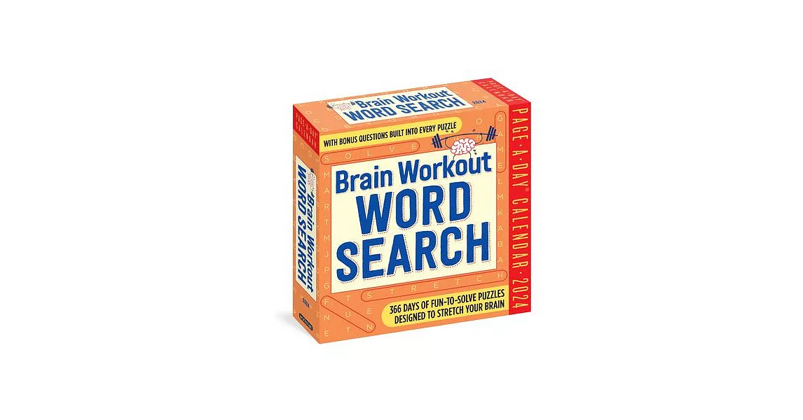 Brain Workout Word Search Page-A-Day Calendar 2024: 366 Days of Fun-To-Solve Puzzles Designed to Stretch Your Brain | 拾書所