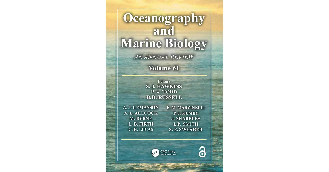 Oceanography and Marine Biology: An Annual Review. Volume 61 | 拾書所