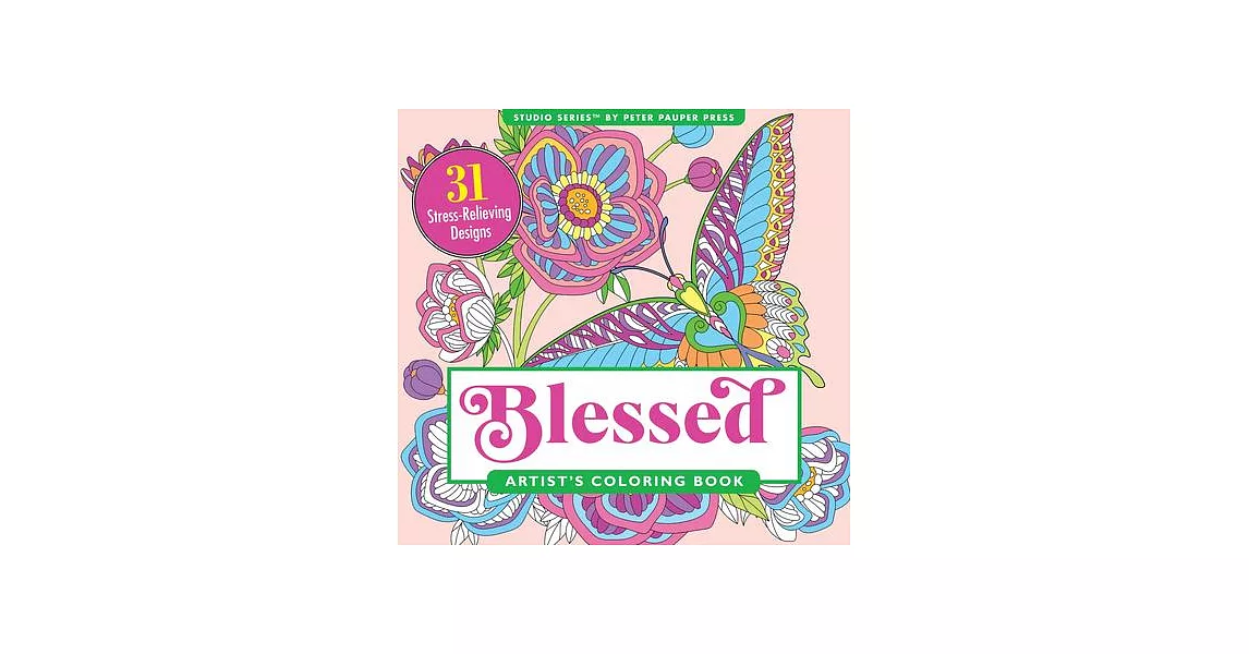 Blessed Adult Coloring Book | 拾書所