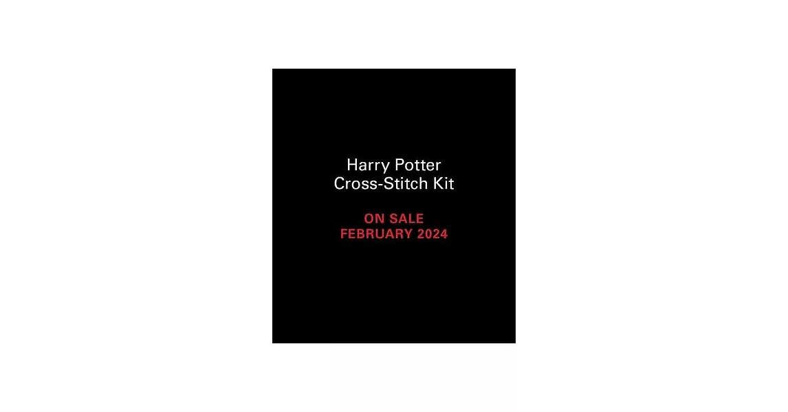 Harry Potter Cross-Stitch Kit | 拾書所