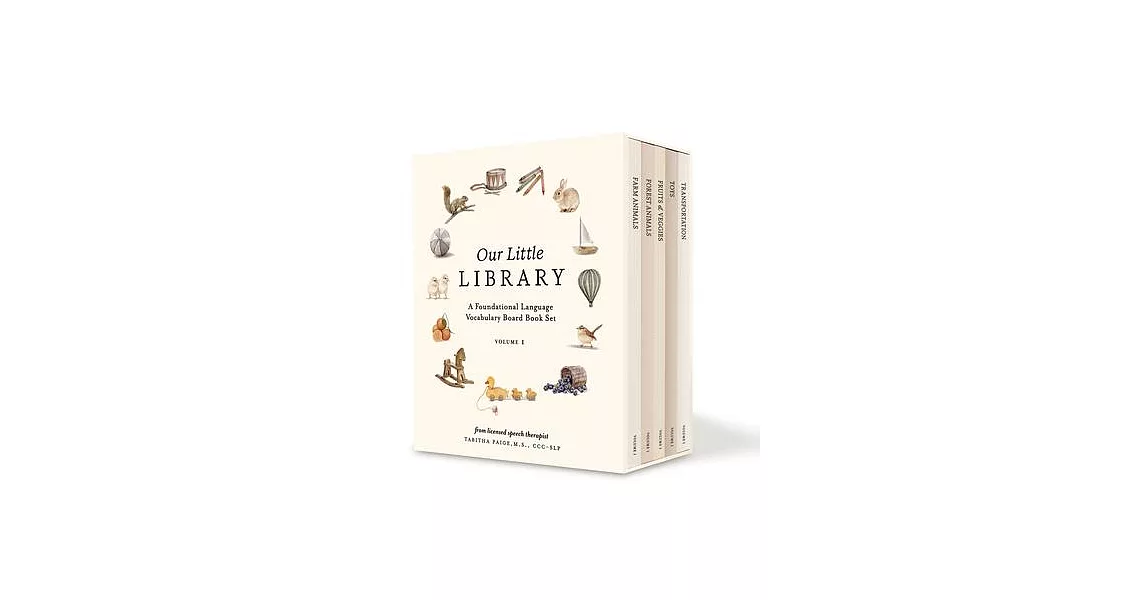 Our Little Library: A Foundational Language Vocabulary Board Book Set for Babies | 拾書所