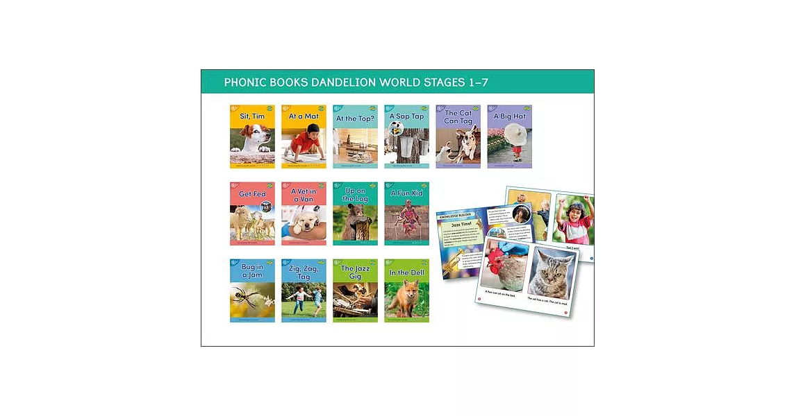 Phonic Books Dandelion World Stages 1-7 (Alphabet Code): Decodable Books for Beginner Readers Sounds of the Alphabet | 拾書所