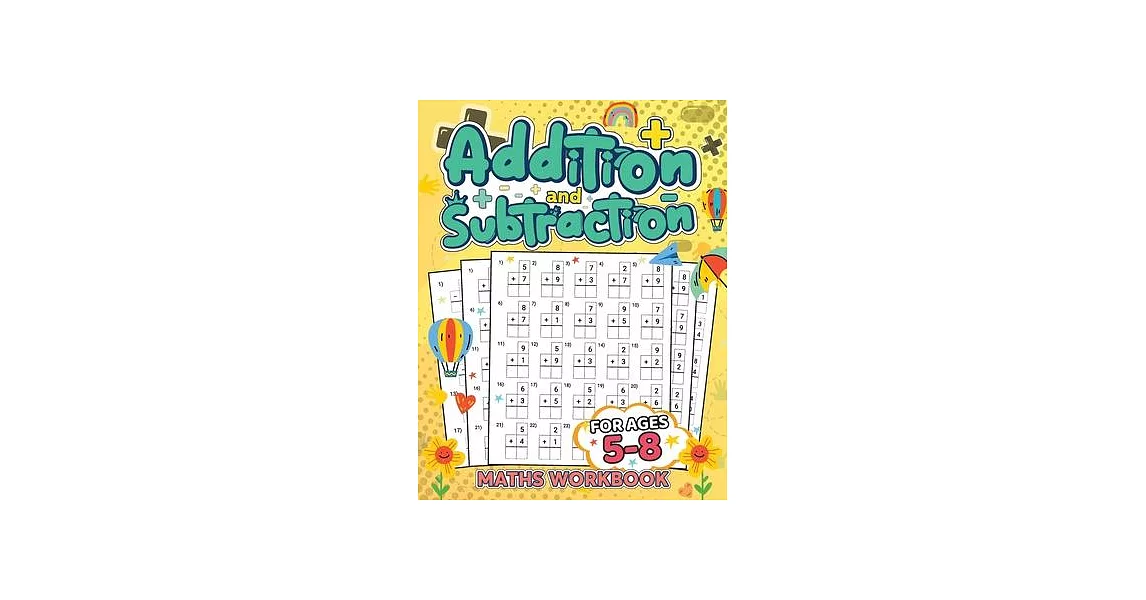 Math Workbook for Kids: Addition Substraction Division Multiplication for Kids - Math Activity Book for Children | 拾書所