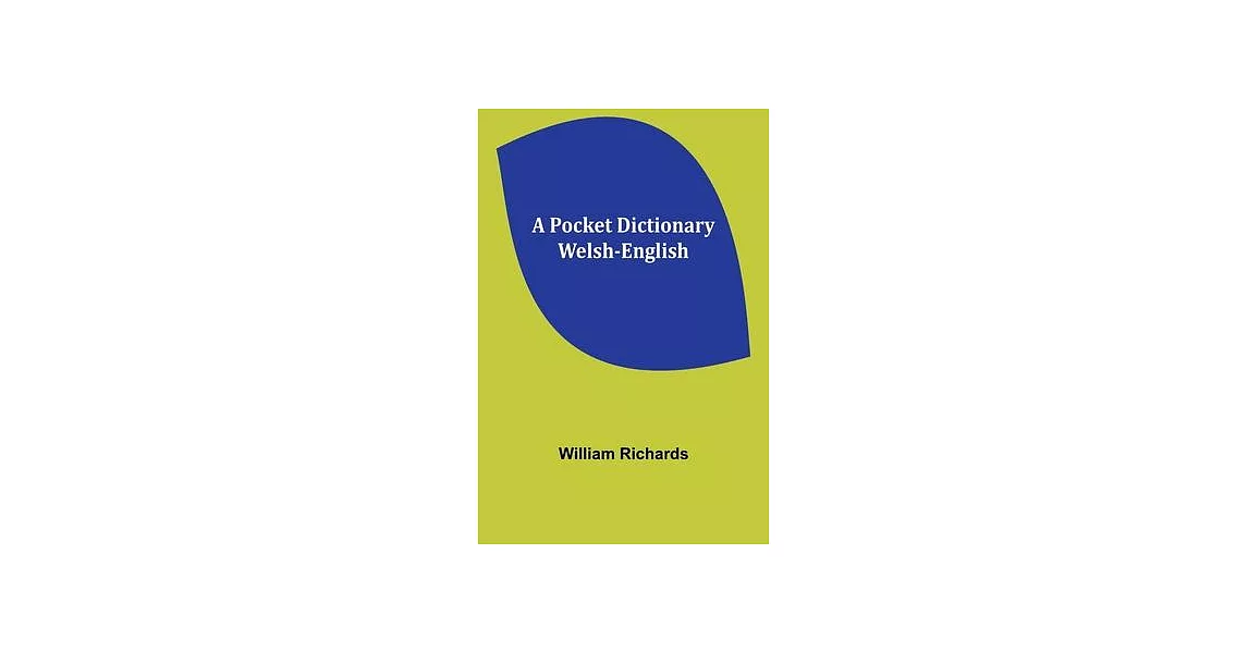 A Pocket Dictionary Welsh-English | 拾書所