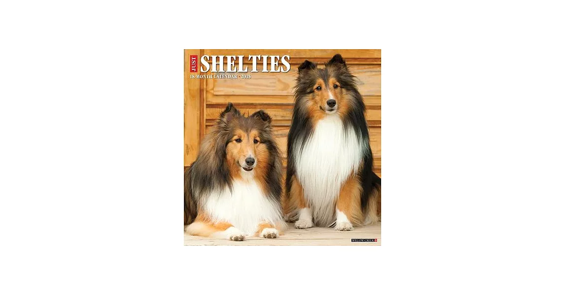 博客來Just Shelties 2025 12 X 12 Wall Calendar