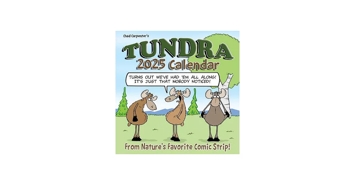 博客來Tundra 2025 12 X 12 Wall Calendar