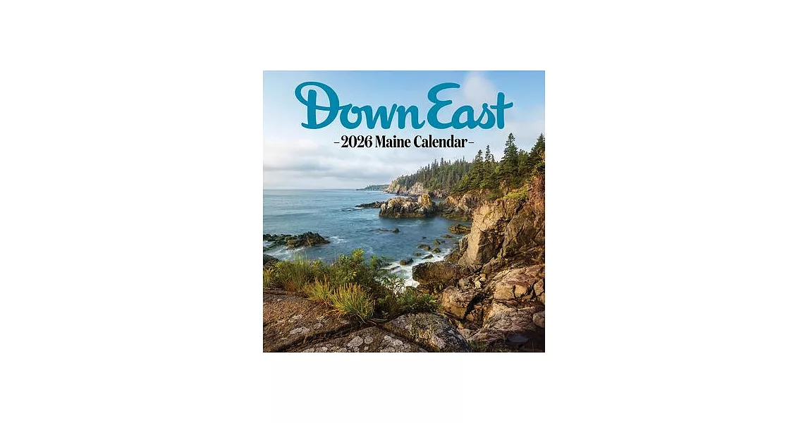 博客來2026 Down East Maine Wall Calendar