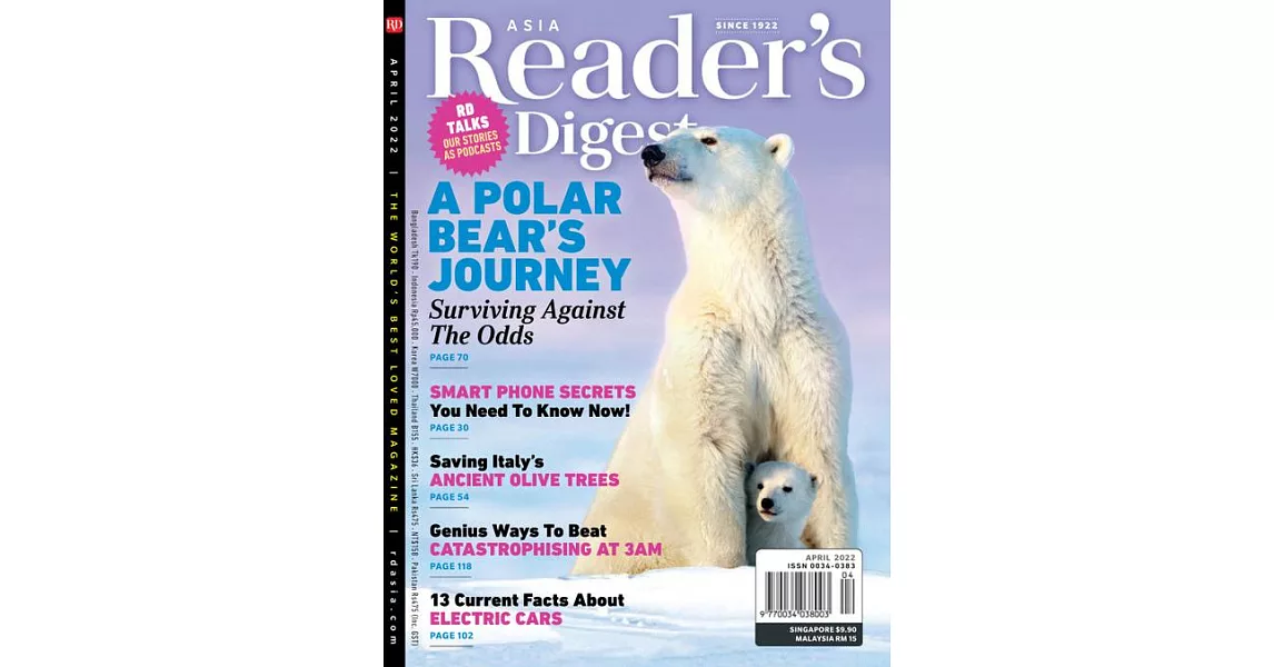 READER’S DIGEST 讀者文摘英文版 4月號/2022 第04期 | 拾書所