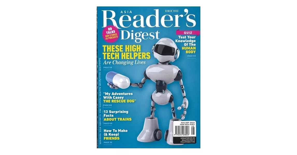 READER’S DIGEST 讀者文摘英文版 8月及9月號雙月刊/2023 第8期 | 拾書所