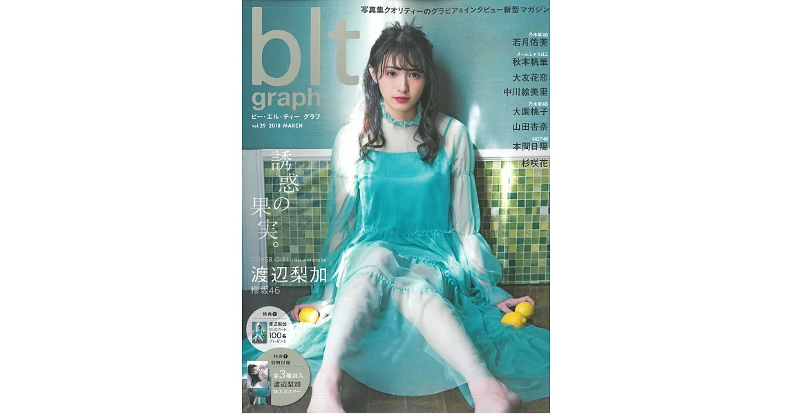 blt graph.日本女子偶像寫真專集 VOL.29：渡邊梨加（附海報） | 拾書所