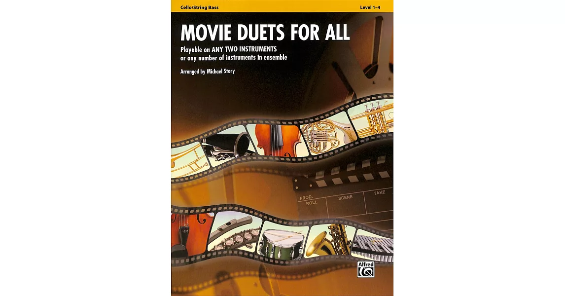 Movie Movie Duets for all cello,string bass level 1-4 | 拾書所