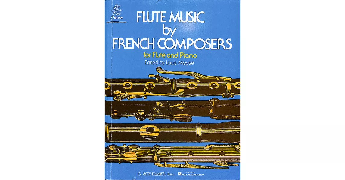 法國作曲家的長笛精選曲集 長笛與鋼琴伴奏譜 | 拾書所
