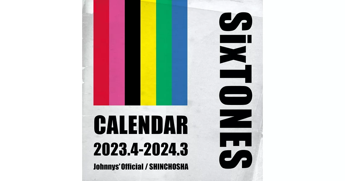 日本偶像學年曆2023.4～2024.3：SixTONES | 拾書所