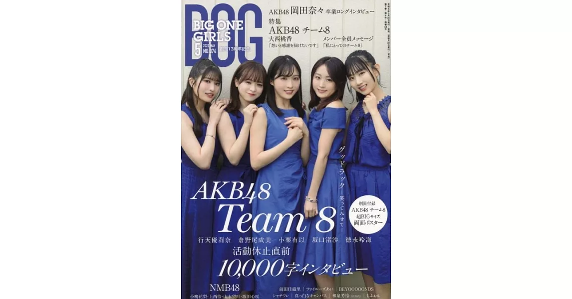 日本青春女偶像情報寫真特刊 NO.74：AKB48 Team8（附海報） | 拾書所