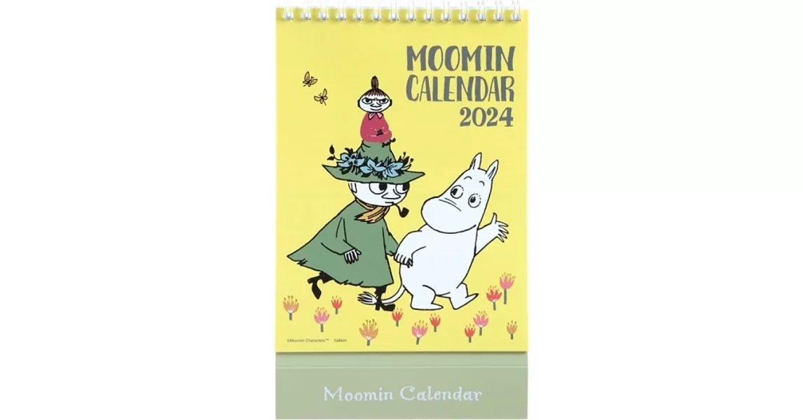 MOOMIN慕敏家族原畫2024年桌上型月曆 | 拾書所